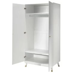 Armoire Billy 2 Portes MDF - Blanc/or 10 Armoire Billy 2 Portes MDF - Blanc/or -Magasin De Meubles BIKL1214 04 43be