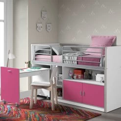 Lit Combiné Bonny 91 - Fuchsia -Magasin De Meubles BONHS9144b ab9a 1