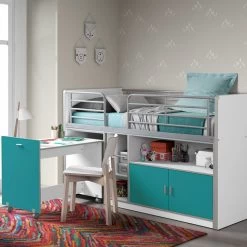 Lit Combiné Bonny 91 - Turquoise -Magasin De Meubles BONHS9194b efa4 1
