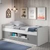 Lit Banquette Bonny Avec Rangements - Gris