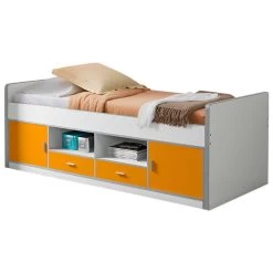 Lit Banquette Bonny Avec Rangements - Orange 7 Lit Banquette Bonny Avec Rangements - Orange -Magasin De Meubles BONKB9011 uitgesnedenA 9ba4