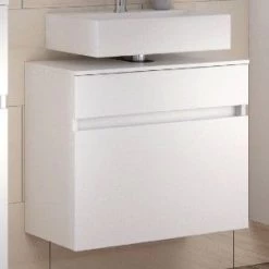 Meuble Sous Lavabo Brama 60cm 1 Tiroir - Blanc