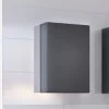 Meuble Suspendu Brama/Kornel/Pisca 40cm 1 Porte - Graphite/gris Mat