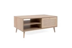 Table Basse Bilal 100x60 Avec 1 Porte - Chêne/raphia Imprimé 17 Table Basse Bilal 100x60 Avec 1 Porte - Chêne/raphia Imprimé -Magasin De Meubles Bali 55A Couchtisch perspektive f83f