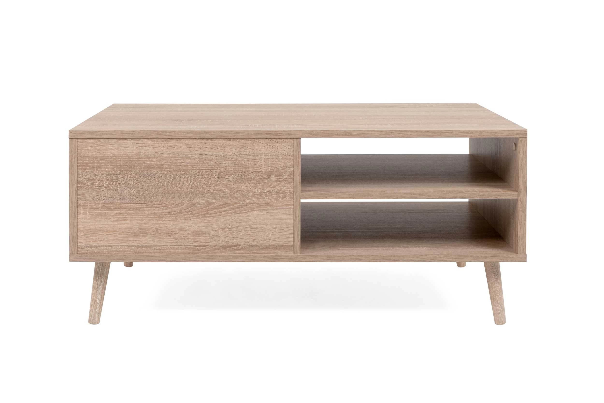 Table Basse Bilal 100x60 Avec 1 Porte - Chêne/raphia Imprimé 7 Table Basse Bilal 100x60 Avec 1 Porte - Chêne/raphia Imprimé – Image 7