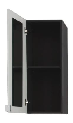 Meuble Contemporain Gris Et Blanc Avec Miroir -Magasin De Meubles Beach BD 1438 801 03 frontal ge f Freisteller 7f92