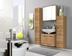 Meuble Sous Lavabo Bobbi 60cm 2 Portes - Chêne -Magasin De Meubles Bologna Milieu A3 wotan 3 f3fc