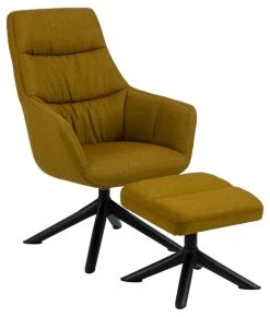 Fauteuil Relax Harper - Jaune Ocre