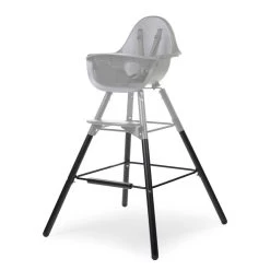 Childhome Pieds Longs Et Repose-pieds Pour Chaise Haute Evolu 2 - Noir