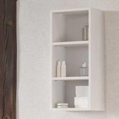 Placard Mural Dasa 30cm Avec 2 étagères - Blanc