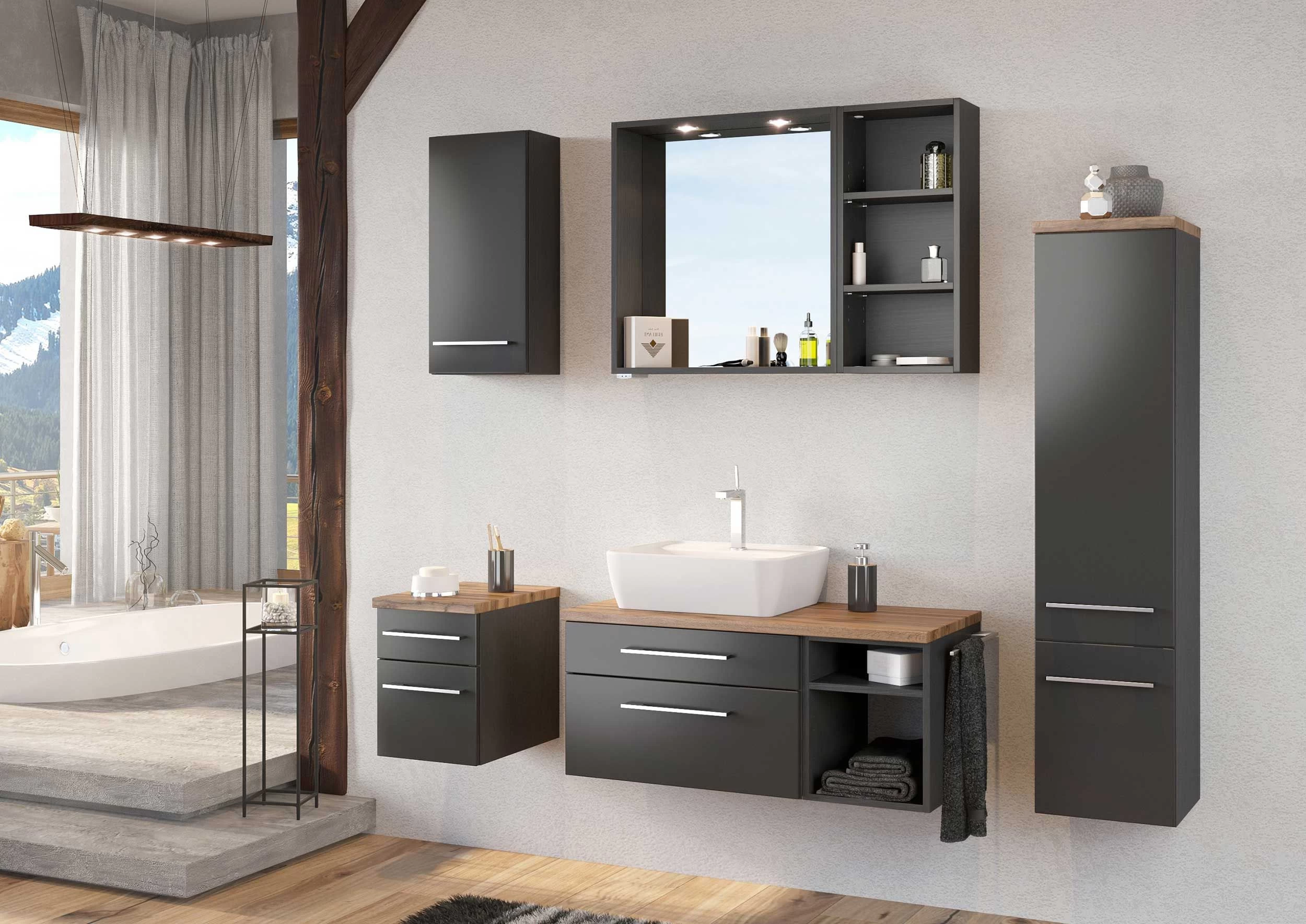 Colonne Dasa à 2 Portes - Graphite/gris Mat 2 Colonne Dasa à 2 Portes - Graphite/gris Mat – Image 2