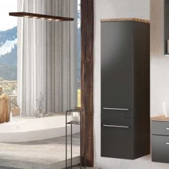 Colonne Dasa à 2 Portes - Graphite/gris Mat