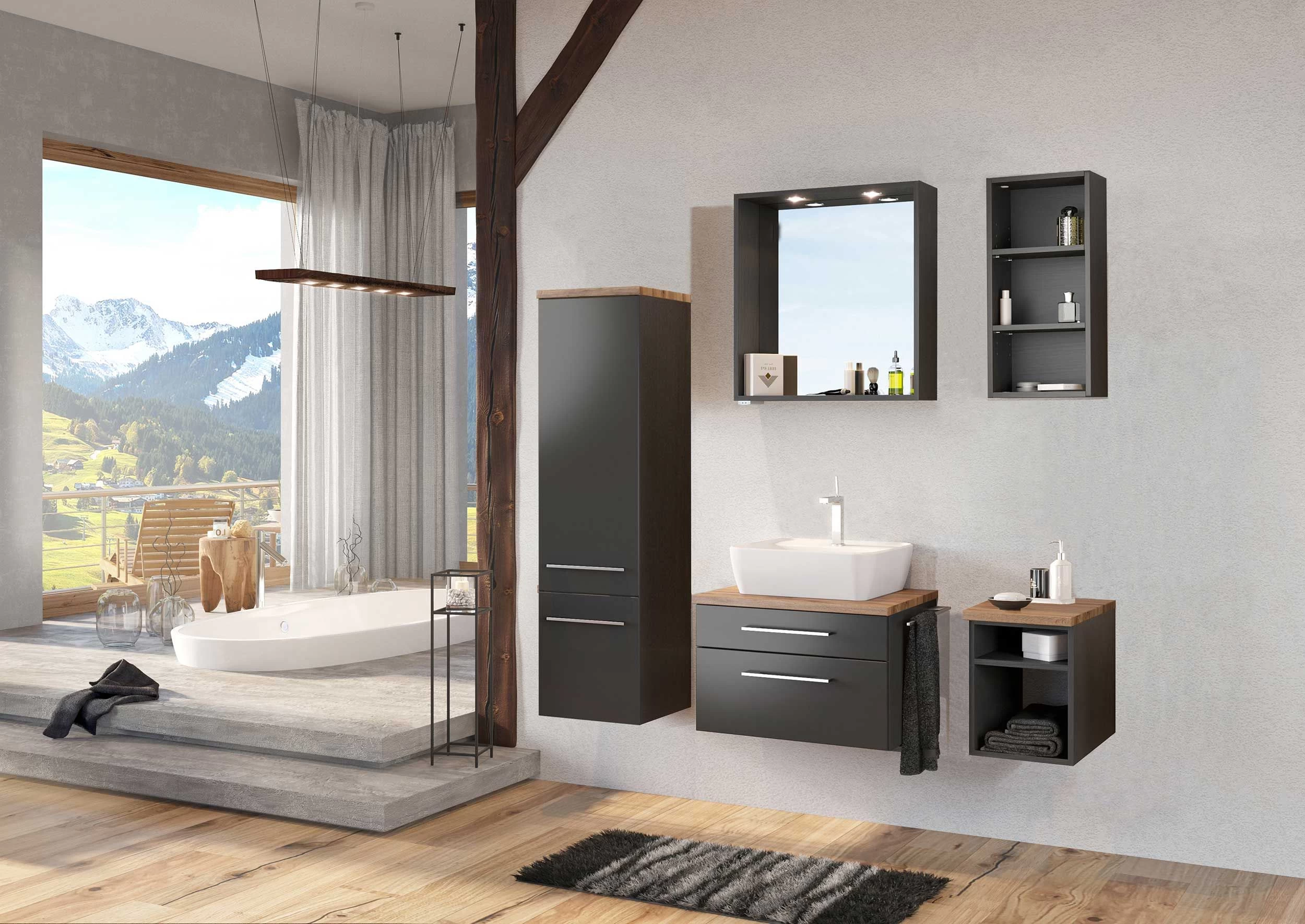 Colonne Dasa à 2 Portes - Graphite/gris Mat 4 Colonne Dasa à 2 Portes - Graphite/gris Mat – Image 4