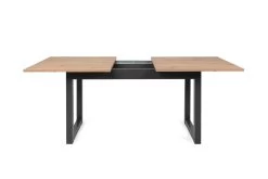 Table à Manger Extensible Damon 160/200x90 - Chêne Artisan/anthracite -Magasin De Meubles Denver 50 Esstisch ao frontal offen cf03