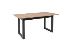 Table à Manger Extensible Damon 160/200x90 - Chêne Artisan/anthracite -Magasin De Meubles Denver 50 Esstisch ao perspektive geschlossen 7ab9