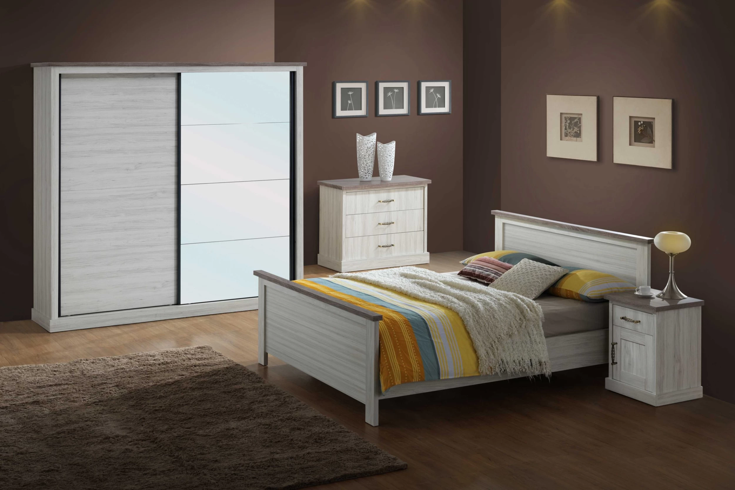 Commode Emily 3 Tiroirs 4 Commode Emily 3 Tiroirs – Image 4