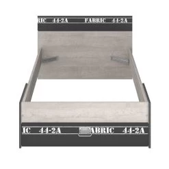 Lit Enfant Fabien 90x200 - Brun/gris -Magasin De Meubles FABRIC 2311 LITI F 20200213010942 6491
