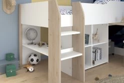 Lit Combiné Moscon 90x200 - Blanc/chêne 15 Lit Combiné Moscon 90x200 - Blanc/chêne -Magasin De Meubles FINLAND GARCON 2530 COMB DETECHELLE 20201017011539 e4fe