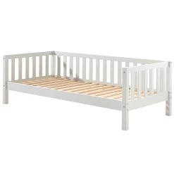 Lit Banquette Friedrich 90x200 Avec Tiroir De Lit Bois Pin - Blanc -Magasin De Meubles FZCO90RB14 06 6dbb