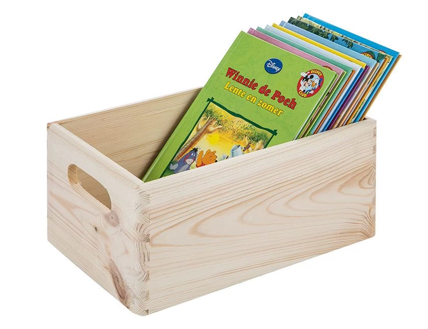 Caisson à Jouets Maxine En Bois 40x30x14 2 Caisson à Jouets Maxine En Bois 40x30x14 – Image 2