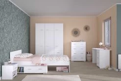 Lit Pour Enfant Gemma Avec Tiroir - Blanc -Magasin De Meubles GALAXY F 1350 L2TI 5350 CH1T 5354 CO4T 5349 BURE 5366 A6PT fd2a