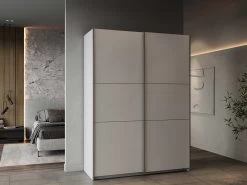 Penderie Spectre 148cm Avec Portes Coulissantes - Blanc Mat -Magasin De Meubles GHOST CC61 190025 adf3