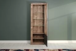 Georgia Tobacco Oak Display Cabinet - Stylish Storage Solution" (en Anglais) -Magasin De Meubles Georgia WO 1735 131 48 ge fnet b879 1