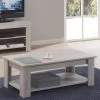 Table Basse Daniella 110x55cm - Décor Chêne Gris