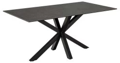 Table à Manger Hennie 160x90 Céramique - Noir -Magasin De Meubles H000020855 1 3a67