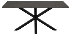 Table à Manger Hennie 160x90 Céramique - Noir -Magasin De Meubles H000020855 2 98eb