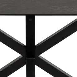 Table à Manger Hennie 160x90 Céramique - Noir -Magasin De Meubles H000020855 6 38ef