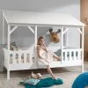 Lit Cabane Malia 90x200 - Toit Blanc