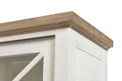 Vitrine Jover 130cm, 4 Portes - Blanc/décor En Chêne -Magasin De Meubles Hannover GL130 detail 4 4014