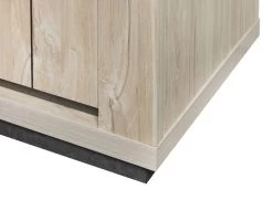 Vitrine Izzo 125cm, 4 Portes - Décor En Chêne/anthracite -Magasin De Meubles ILJO glaskast detail 4 9e38