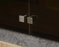 Vitrine Zino 105cm, 4 Portes - Naturel/décor De Béton -Magasin De Meubles IZZY GL detail6 2651