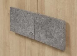 Vitrine Zino 105cm, 4 Portes - Naturel/décor De Béton -Magasin De Meubles IZZY GL detail8 94eb