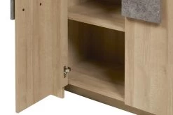 Vitrine Zino 105cm, 4 Portes - Naturel/décor De Béton -Magasin De Meubles IZZY GL detail9 5a0c