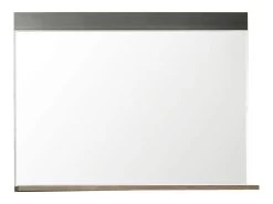 Miroir Mural à Carcasse Gris Graphite - Moderne Et Facile D'entretien