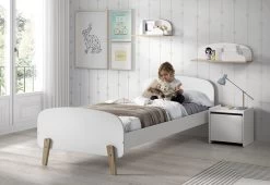 Table De Chevet Kiddy Avec Espace De Rangement - Blanc 16 Table De Chevet Kiddy Avec Espace De Rangement - Blanc -Magasin De Meubles KICO0614 91be