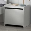 Table De Chevet Kiddy Avec Espace De Rangement - Blanc