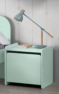 Table De Chevet Kiddy Avec Espace De Rangement - Menthe 3 Table De Chevet Kiddy Avec Espace De Rangement - Menthe – Image 3