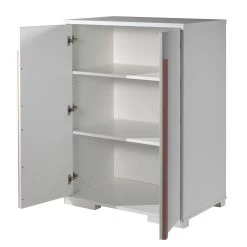 Lit Mezzanine London 90x200 Avec Armoire Et Bureau - Blanc -Magasin De Meubles LDCO1714 05 2276