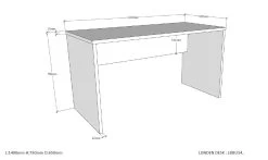 Lit Mezzanine London 90x200 Avec Armoire Et Bureau - Blanc -Magasin De Meubles LDCO1814 11 b796