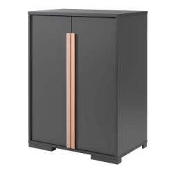 Armoir D'enfants London 98x56x116cm - Anthracite -Magasin De Meubles LDHSKL80 01 f933