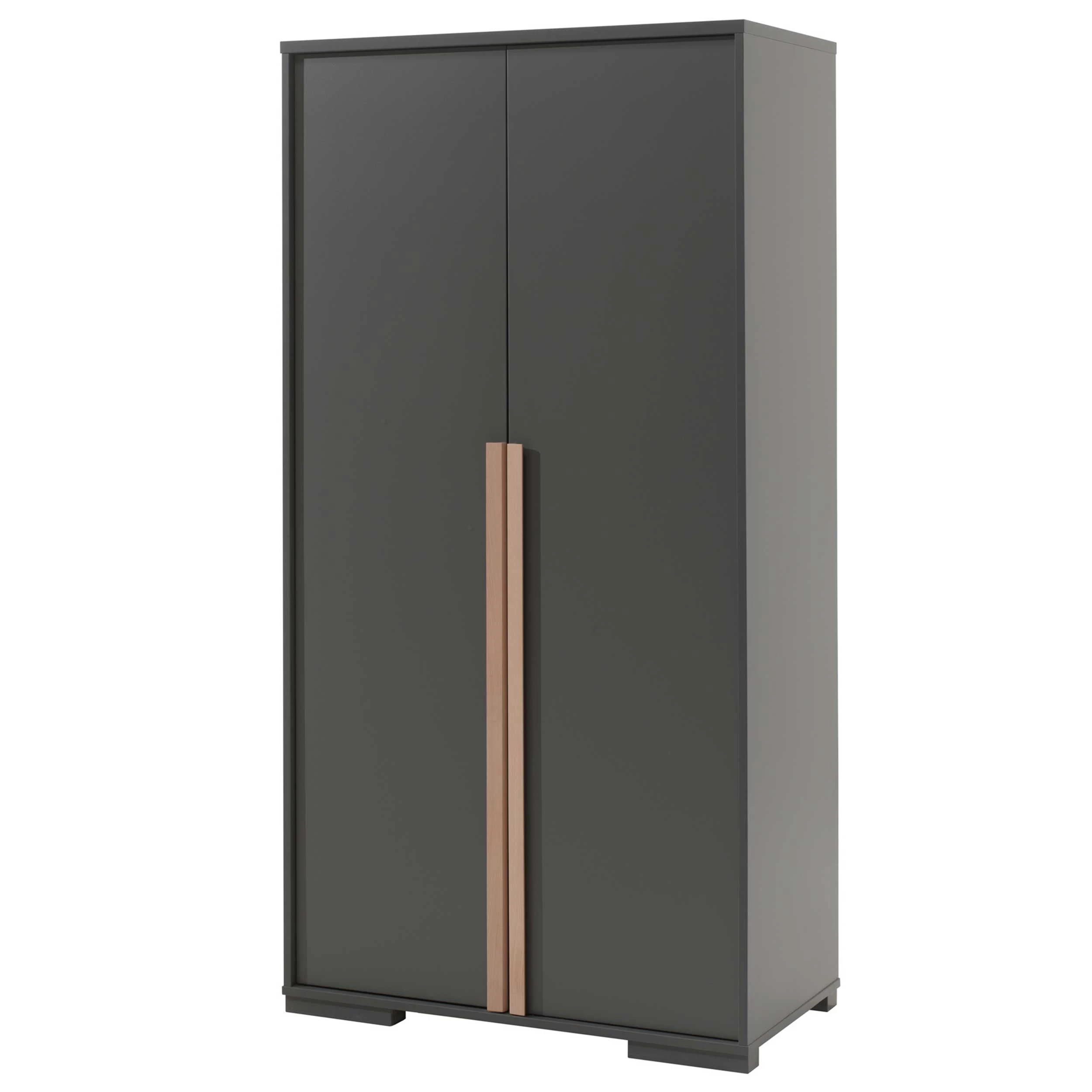 Armoire London 98cm Avec 2 Portes - Anthracite 8 Armoire London 98cm Avec 2 Portes - Anthracite – Image 8
