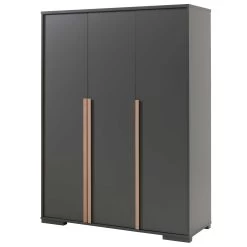 Armoire London 146cm Avec 3 Portes - Anthracite -Magasin De Meubles LDKL1380 01 INF a5f6