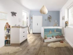 Lit Bébé Gabriel 70x140 Avec 2 Pans De Lit - Blanc -Magasin De Meubles LILO 16 01 9aa4