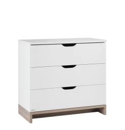 Commode Gabriel 3 Tiroirs - Blanc -Magasin De Meubles LILO P1Z 160 b902