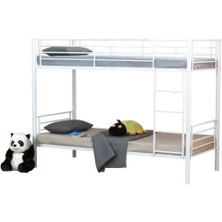 Lit Superposé Lucy Métal - Blanc -Magasin De Meubles LUCAS LU 903 W HR uitgesneden1 7a85