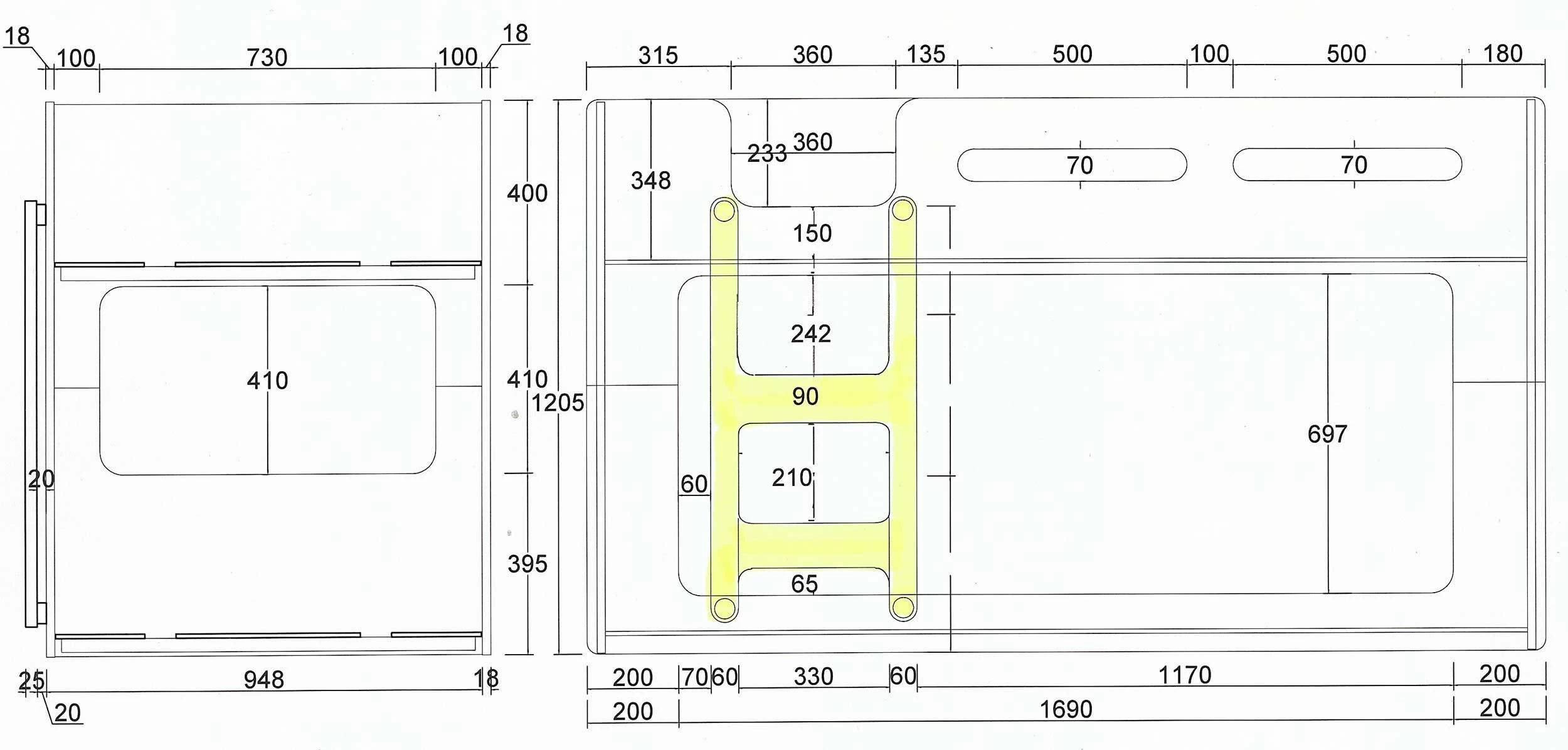 Lits Superposés Bas Luca 2 Lits Superposés Bas Luca – Image 2